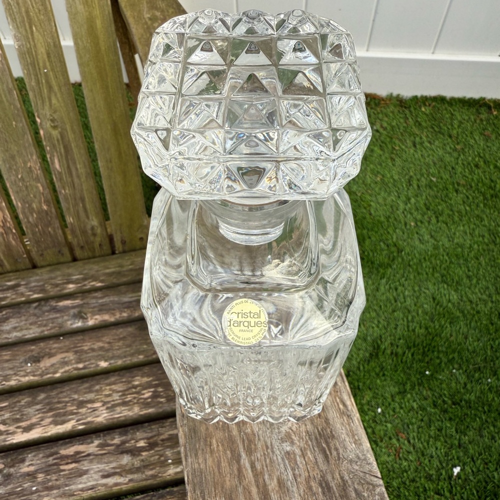 Tuilleries Villandry‎ Decanter by Cristal d'Arques France Wiskey Very Nice